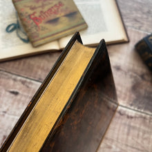 Load image into Gallery viewer, 1866 Antique Poetry Book: Faux Tortoiseshell &amp; Gilt Victorian Binding (Et)
