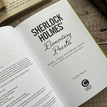 Load image into Gallery viewer, Sherlock Holmes Puzzle Book Set; Cunning Puzzles and Elementary Puzzles
