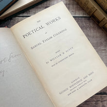 Load image into Gallery viewer, The Poetical Works of Samuel Taylor Coleridge Victorian Book
