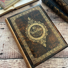 Load image into Gallery viewer, 1866 Antique Poetry Book: Faux Tortoiseshell &amp; Gilt Victorian Binding (Et)
