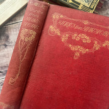 Load image into Gallery viewer, 1914 Stories from Shakespeare Pretty Floral Art Nouveau Binding Illustrated Book
