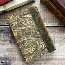 Load image into Gallery viewer, Quarter Leather French Book with Pretty Floral Decoration; Lovely Antique Book
