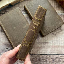 Load image into Gallery viewer, 1844 Frank by Maria Edgeworth Three Volumes in Original Cloth Early Victorian Books
