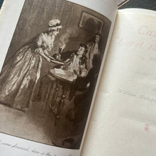 Load image into Gallery viewer, Set of 4 Antique Full Leather William Makepeace Thackeray Books with Floral Spines
