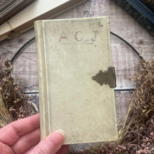 Load image into Gallery viewer, Edwardian Hand Written Accounting Book; Vellum Binding with Clasp
