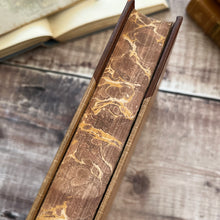 Load image into Gallery viewer, 1925 It Is Never Too Late to Mend by Charles Reade Half Calf Leather Book Marbled
