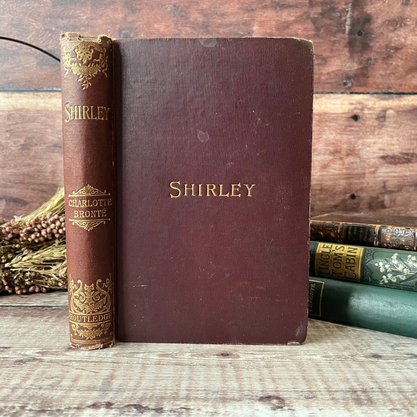 Shirley by Currer Bell (Charlotte Bronte) Antique Book by George Routledge