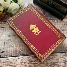Load image into Gallery viewer, 1853 The Book of Gems Modern Poets and Artists Poetry Full Leather Book
