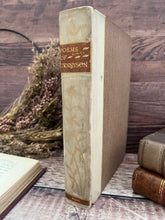 Load image into Gallery viewer, The Poetical Works of Alfred Lord Tennyson; Quarter Bound Vellum Book
