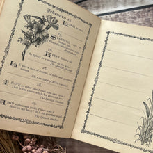 Load image into Gallery viewer, The Longfellow Birthday Book; Illustrated Pocket Book in Floral Binding
