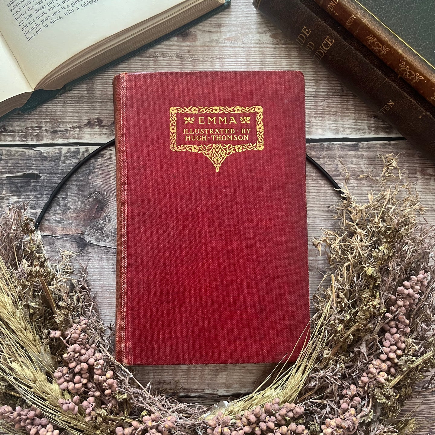1909 Emma by Jane Austen Illustrated by Hugh Thomson Late Edwardian Book