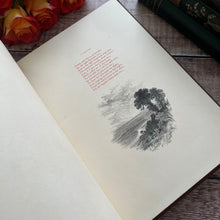 Load image into Gallery viewer, 1860 Milton&#39;s L&#39;Allegro And Il Penseroso Illustrated by Birket Foster Victorian Book
