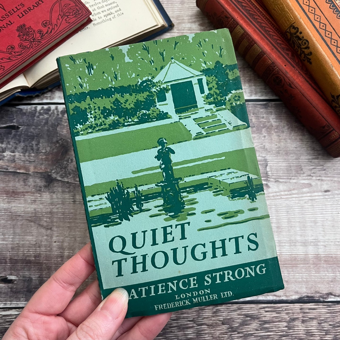 1942 Quiet Thoughts by Patience Strong Vintage Softcover Book
