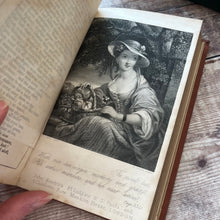 Load image into Gallery viewer, 1851 The Poetical Works of Cowper with Life Early Victorian Illustrated Book
