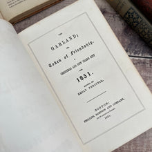 Load image into Gallery viewer, 1851 The Garland or A Token of Friendship Fine Leather Binding with Gilt Decoration
