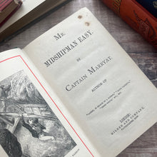 Load image into Gallery viewer, Mr Midshipman Easy by Captain Marryat Pretty Antique Floral Book
