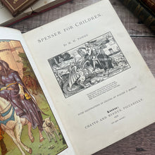 Load image into Gallery viewer, 1878 Spenser for Children Illustrated with Colour Plates Mid Victorian Book
