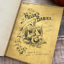 Load image into Gallery viewer, Early Scarce edition of Helen's Babies; Bound in Contemporary Half Morocco
