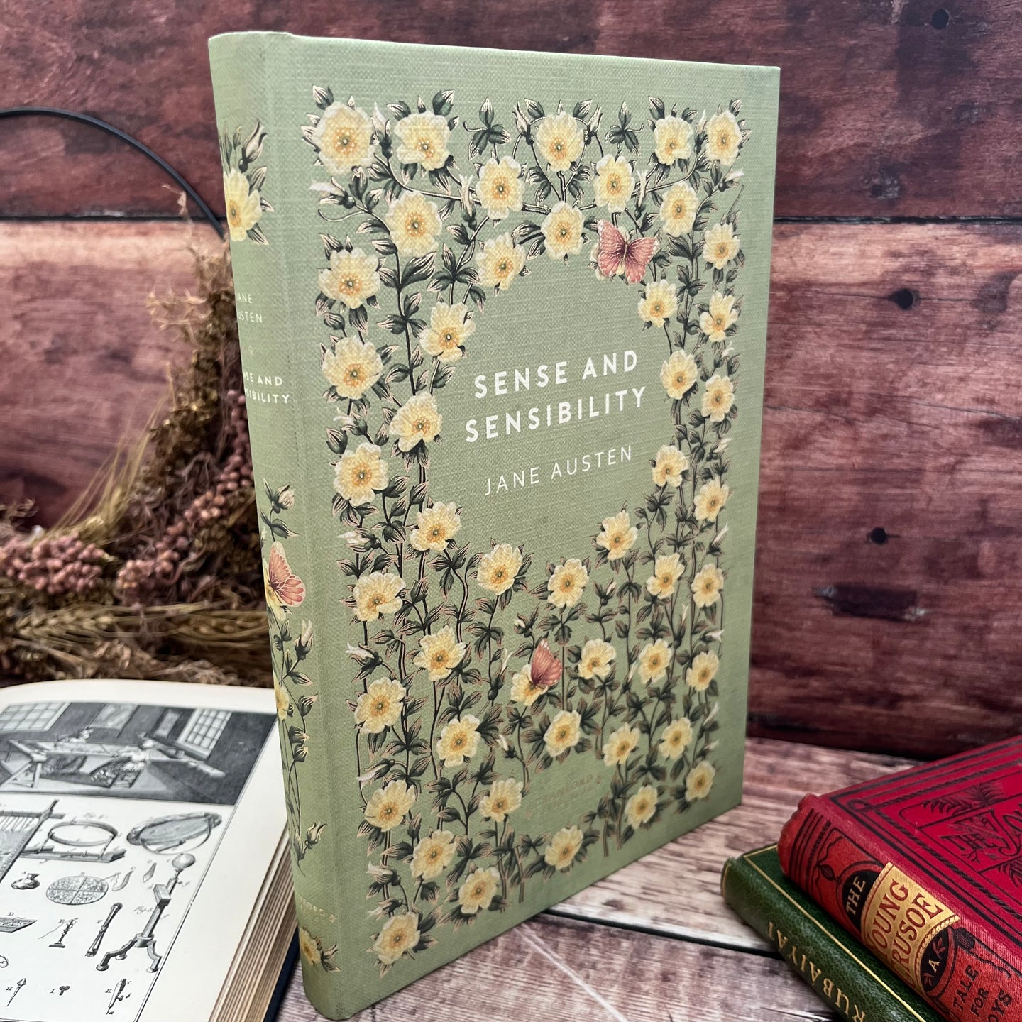 2022 Sense and Sensibility by Jane Austen Cranford Collection Book Floral Binding