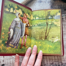 Load image into Gallery viewer, Poems of Ella Wheeler Wilcox Miniature Yapp Leather Suede Binding Antique Roses Book
