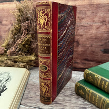 Load image into Gallery viewer, 1833 Single Volume of Tales of Fashionable Life by Maria Edgeworth Half Morocco Marbled
