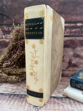 Load image into Gallery viewer, 1902 The Works of Alfred Lord Tennyson; Half Vellum Binding Edwardian
