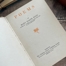 Load image into Gallery viewer, 1910 Poems by Mary Baker Eddy Beautiful Floral Binding of Poetry

