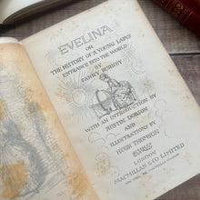 Load image into Gallery viewer, 1903 Evelina by Frances (Fanny) Burney; Macmillan Cranford Series Book
