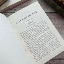 Load image into Gallery viewer, What Katy Did Next by Susan Coolidge Floral Edwardian Book by Blackie and Son
