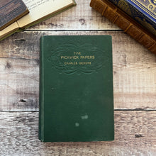 Load image into Gallery viewer, The Pickwick Papers by Charles Dickens Antique Book with Floral Binding Illustrated
