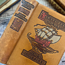 Load image into Gallery viewer, 1926 Collected Poems of John Masefield Full Leather Beautiful Binding
