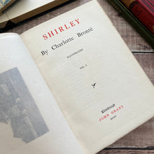 Load image into Gallery viewer, Shirley by Charlotte Bronte 1905 Edwardian Two Volume Edition Illustrated
