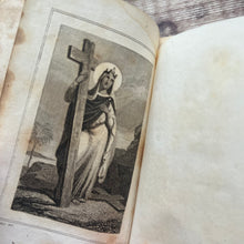 Load image into Gallery viewer, 1853 Small Romantic French Cartonnage Binding Gilt Antique 19th Century Book
