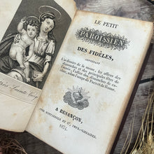Load image into Gallery viewer, 1834 Paroissien Romain; Full Leather French Catholic Prayer Book
