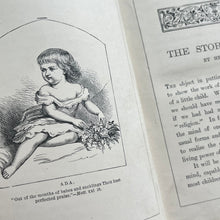 Load image into Gallery viewer, Seven Little Girls in Heaven Pretty Floral Binding Antique Edwardian Book
