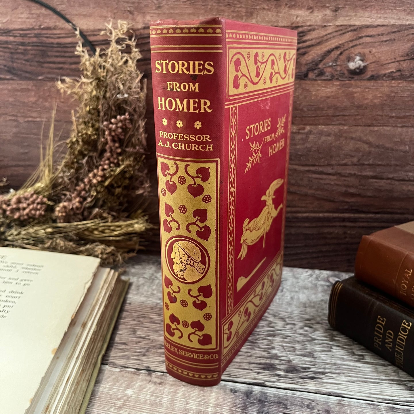 Stories from Homer The Iliad and The Odyssey by Professor AJ Church Vintage Book