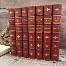 Load image into Gallery viewer, The Works of Mrs Elizabeth Gaskell; Half Calf Finely Bound Collection Early 20th Century
