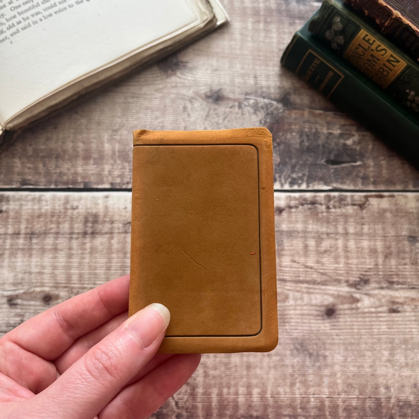 Christabel by Samuel Taylor Coleridge Miniature Yapp Leather Suede Binding Antique Book