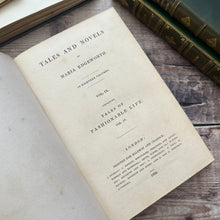 Load image into Gallery viewer, 1833 Single Volume of Tales of Fashionable Life by Maria Edgeworth Half Morocco Marbled
