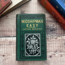 Load image into Gallery viewer, Mr Midshipman Easy by Captain Marryat Pretty Antique Floral Book
