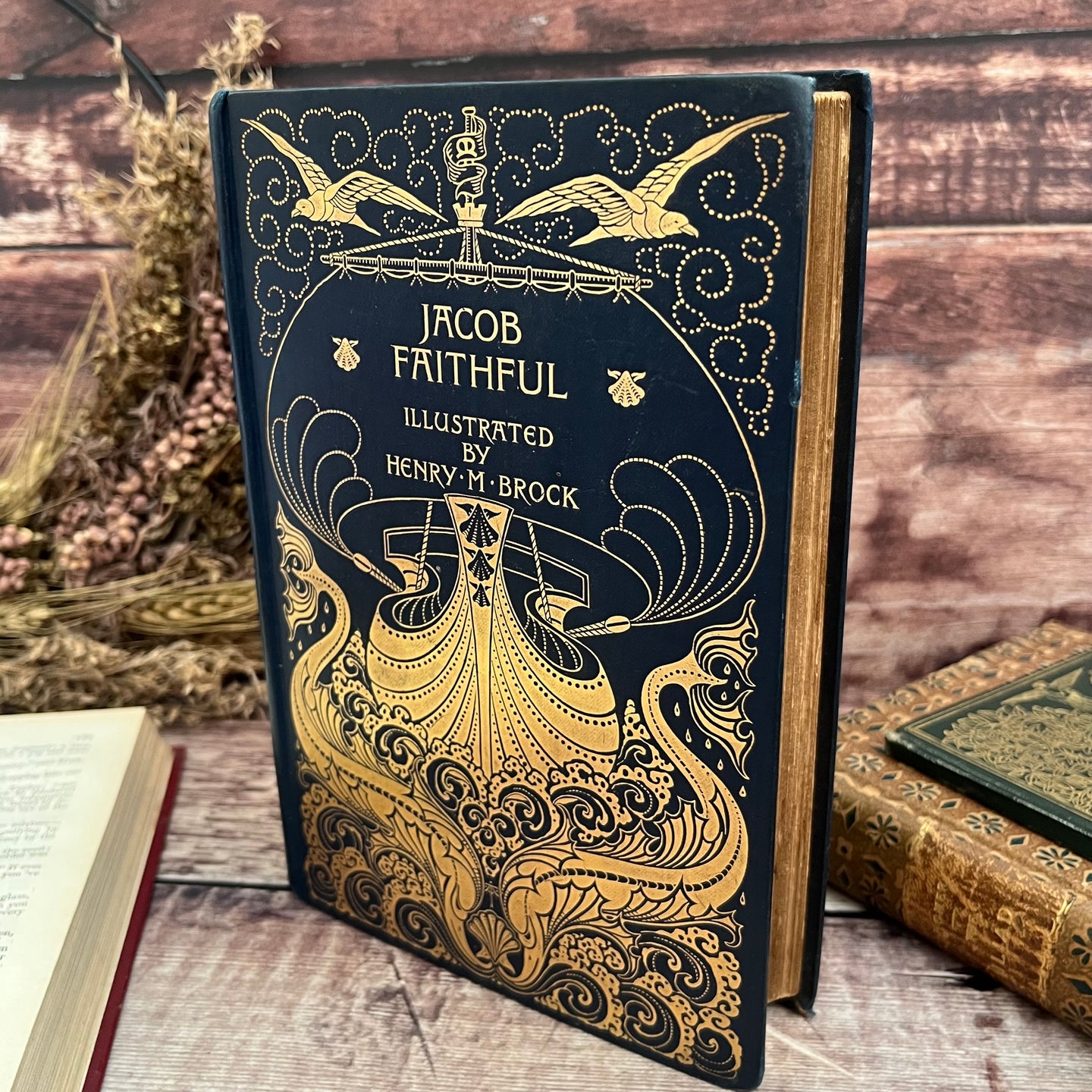 1895 Jacob Faithful by Captain Marryat AA Turbayne Binding Macmillan