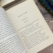 Load image into Gallery viewer, Lucile by Owen Meredith Stunning Floral Binding Late Victorian Book
