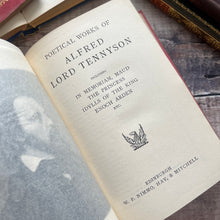 Load image into Gallery viewer, The Poetical Works of Alfred Lord Tennyson; Half Vellum Binding with Art Nouveau Detail
