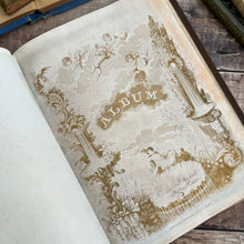 Load image into Gallery viewer, Early Victorian Full Leather Album; with Verse, Paintings and Prints
