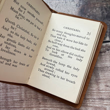 Load image into Gallery viewer, Christabel by Samuel Taylor Coleridge Miniature Yapp Leather Suede Binding Antique Book
