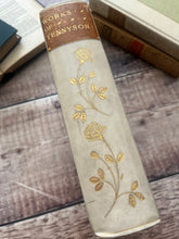 Load image into Gallery viewer, 1907 The Complete Works of Alfred Lord Tennyson; Half Vellum Binding Edwardian
