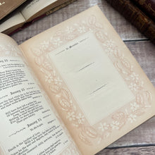 Load image into Gallery viewer, Our Friends in Paradise ... Birthday Book, Book of Quotes, Victorian Floral Binding
