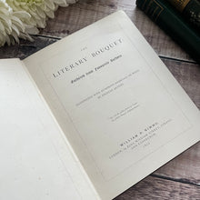 Load image into Gallery viewer, 1876 The Literary Bouquet Mid Victorian 19th Century Fine Cloth Binding
