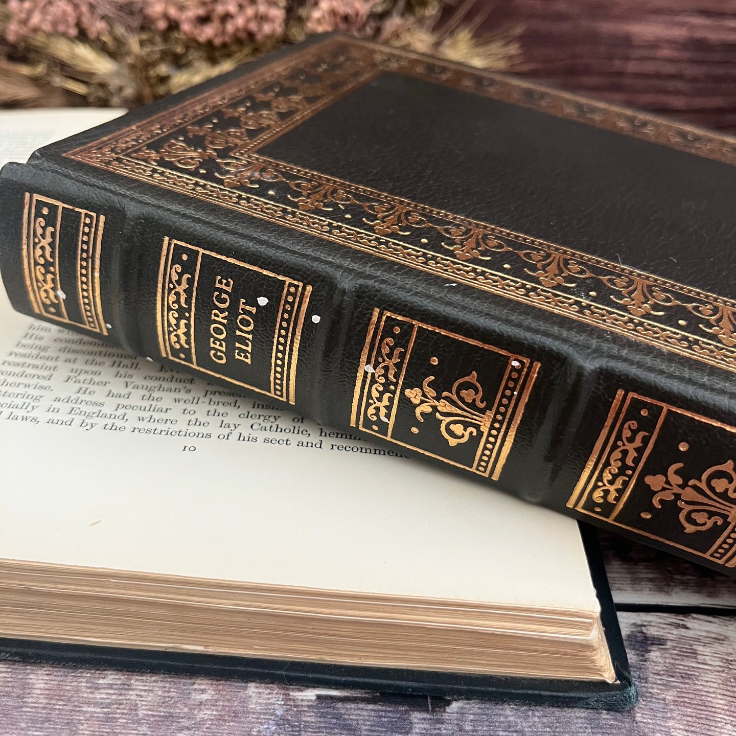 1984 Scenes of Clerical Life by George Eliot Full Leather Book by Franklin Library