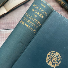 Load image into Gallery viewer, 1914 The Poetical Works of Elizabeth Barrett Browning; Early 20th Century Book
